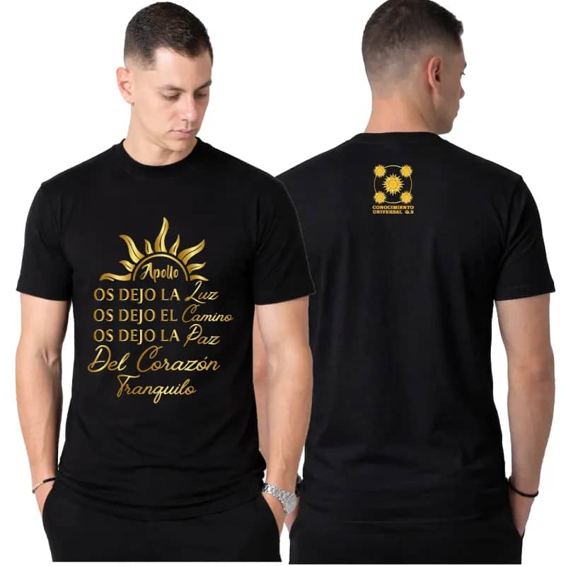 Camiseta Apollo - Diseño 03 (Negro)