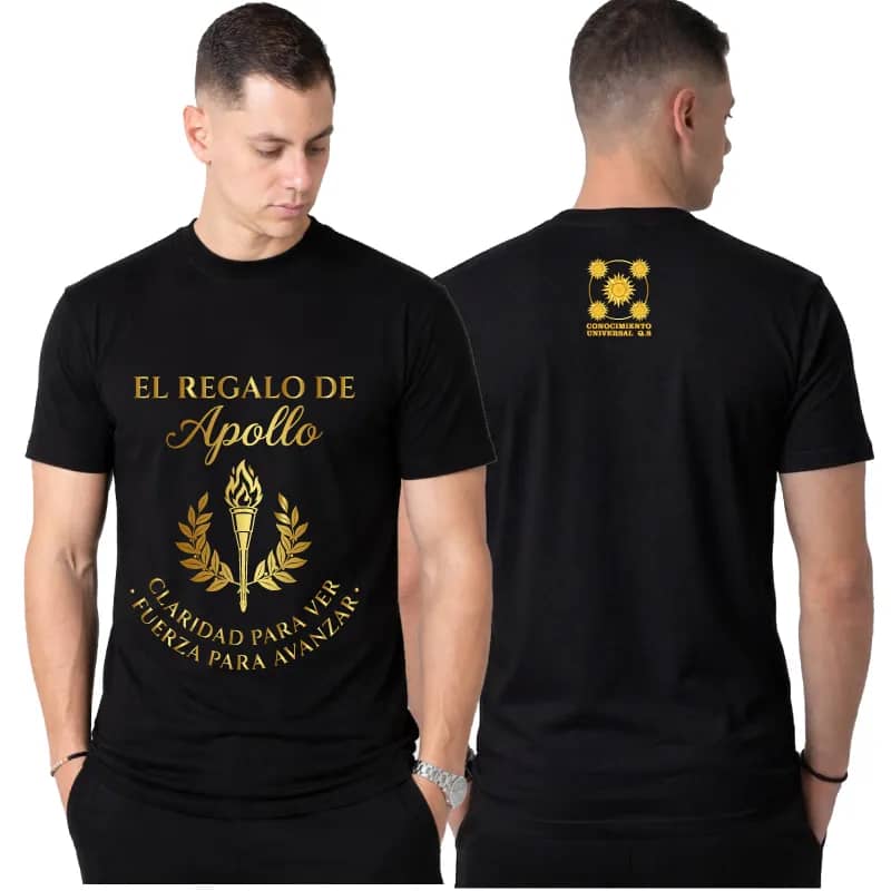 Camiseta Apollo - Diseño 07 (Negro)